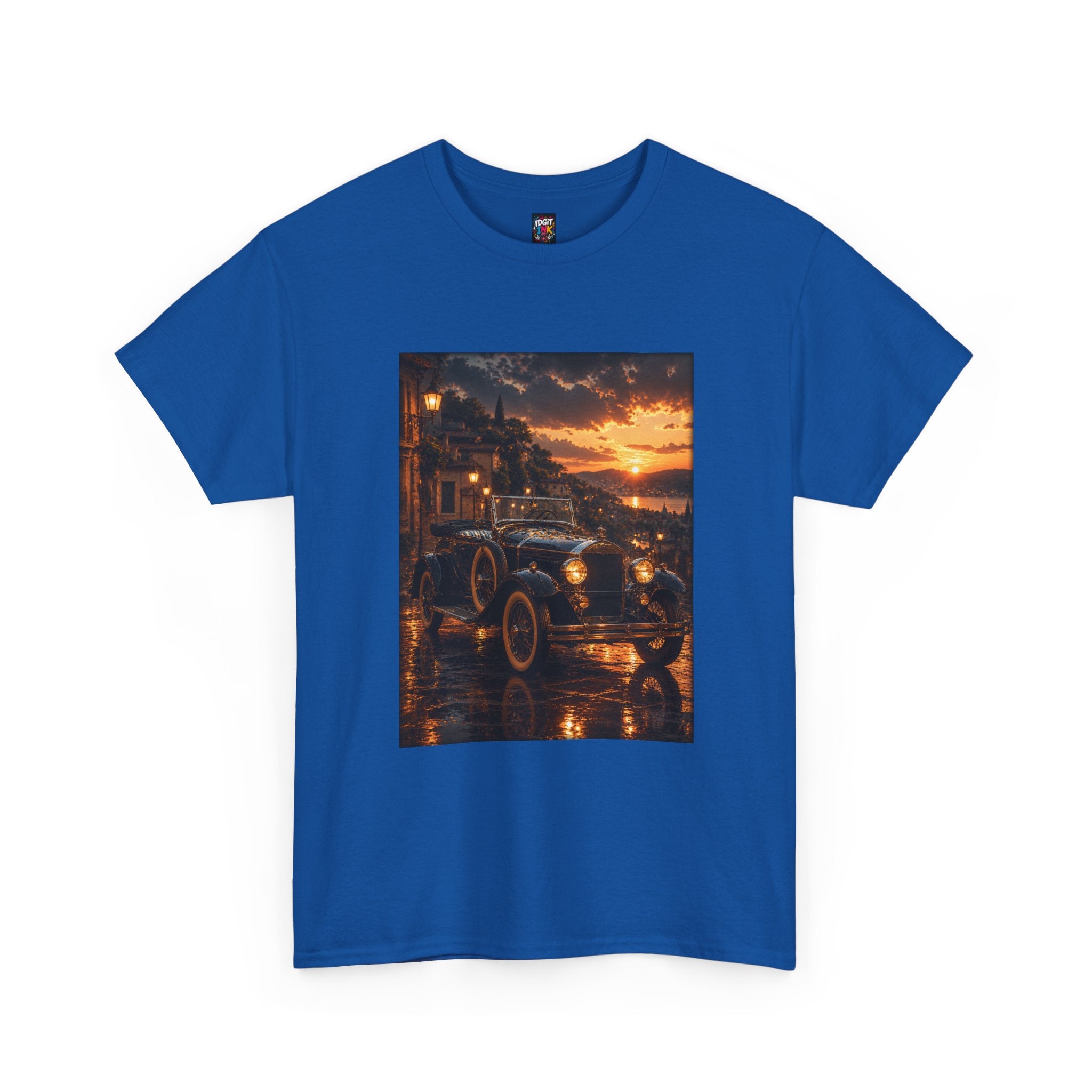 Vintage Car Sunset Tee