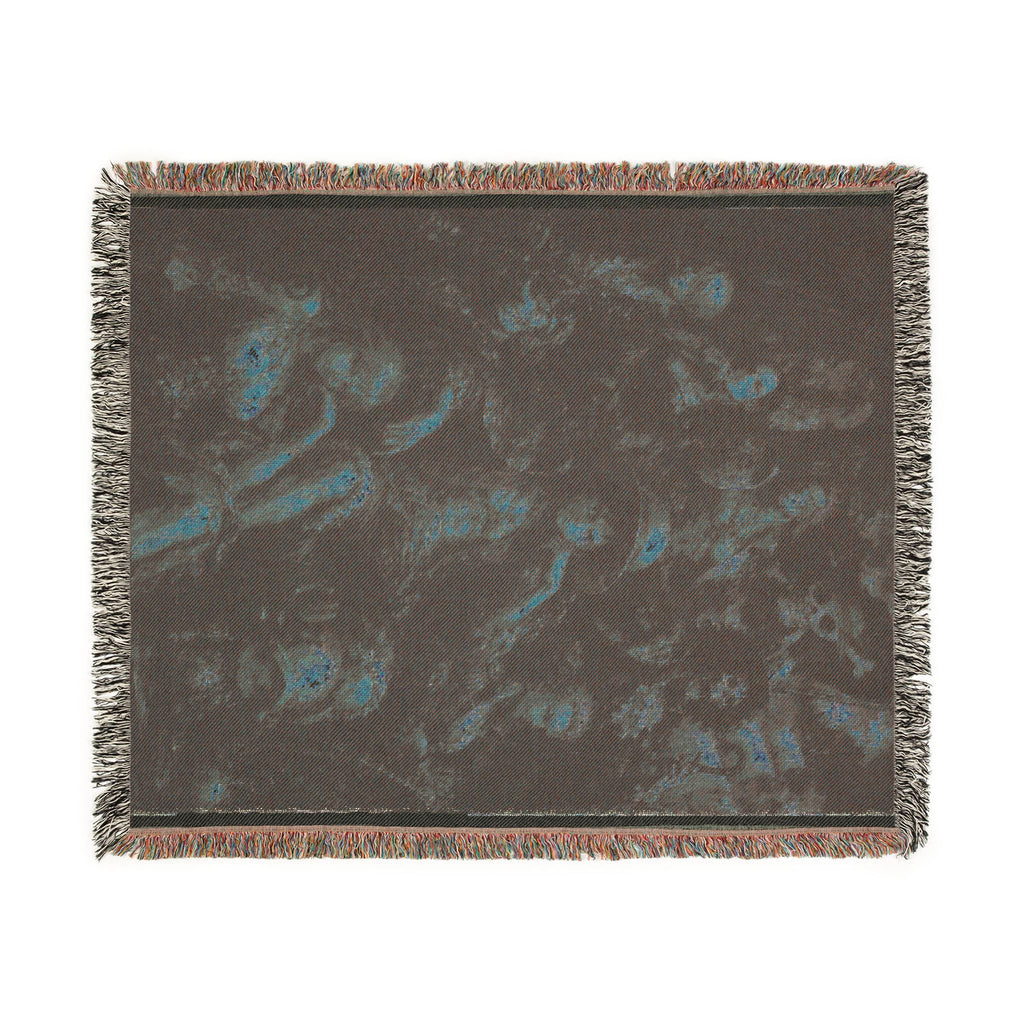 Peace Monkey Woven Throw