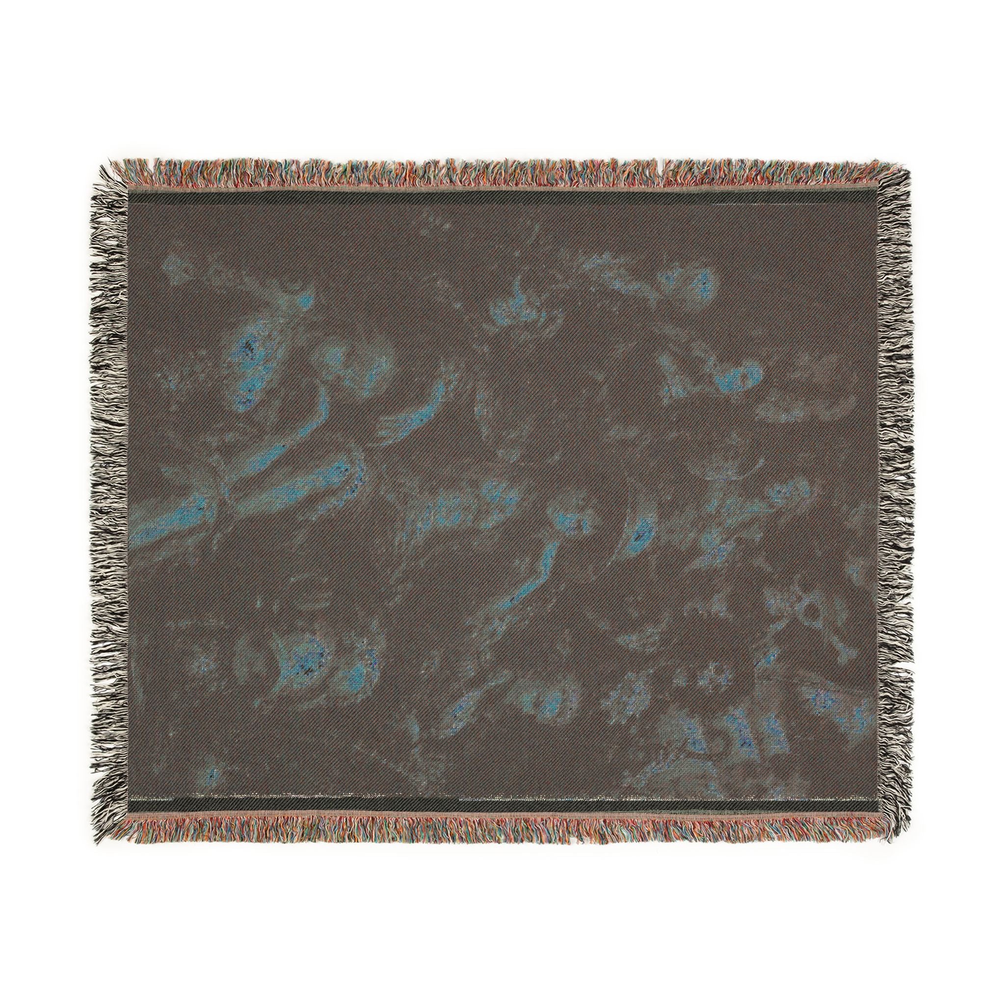 Peace Monkey Woven Throw