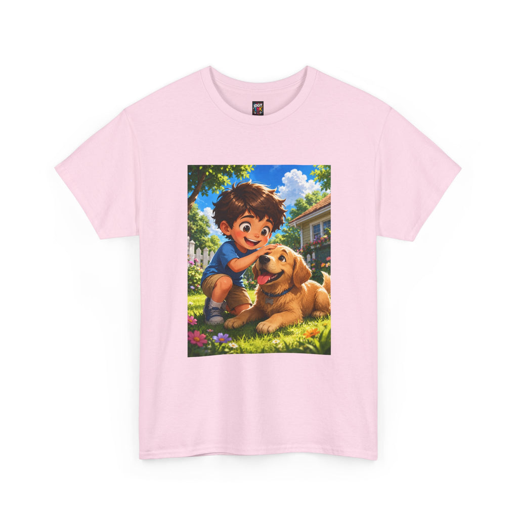 Boy and Puppy