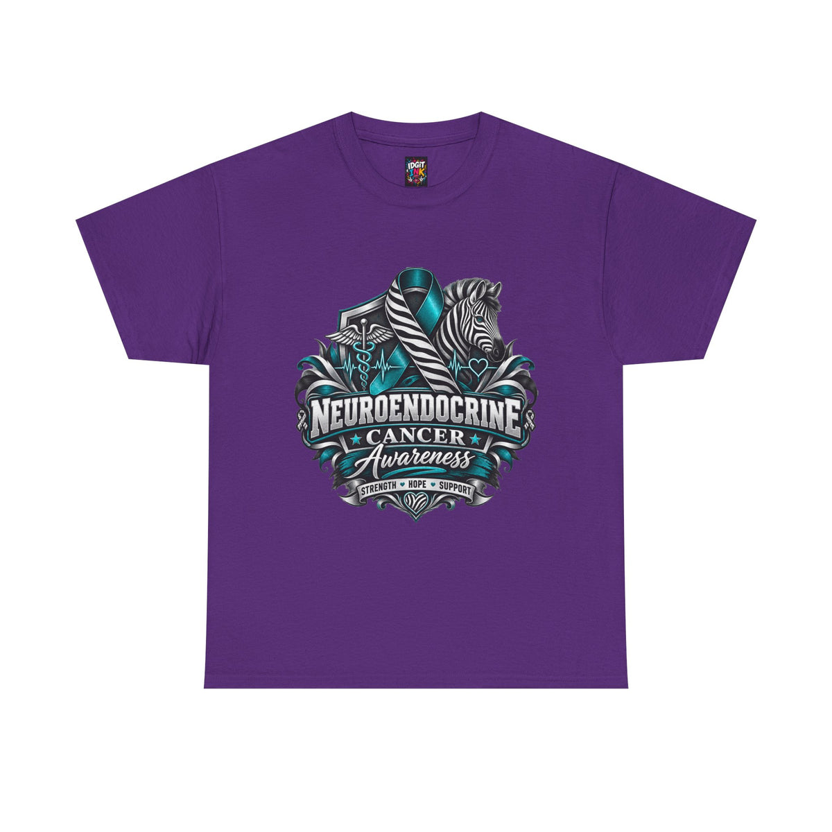 Neuroendocrine Cancer Awareness  Teal Ribbon Support Tee