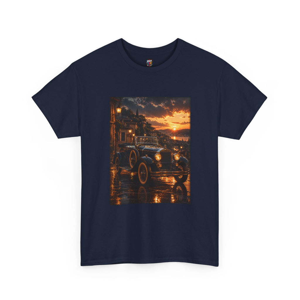 Vintage Car Sunset Tee