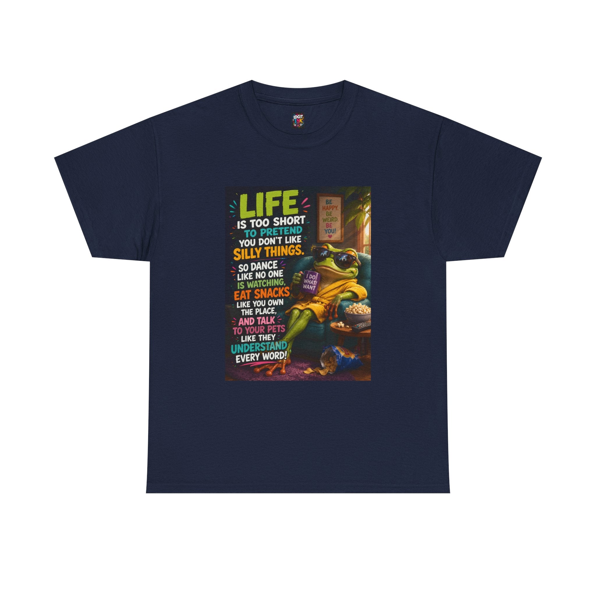 "Life Is Too Short" Motivational  Turtle