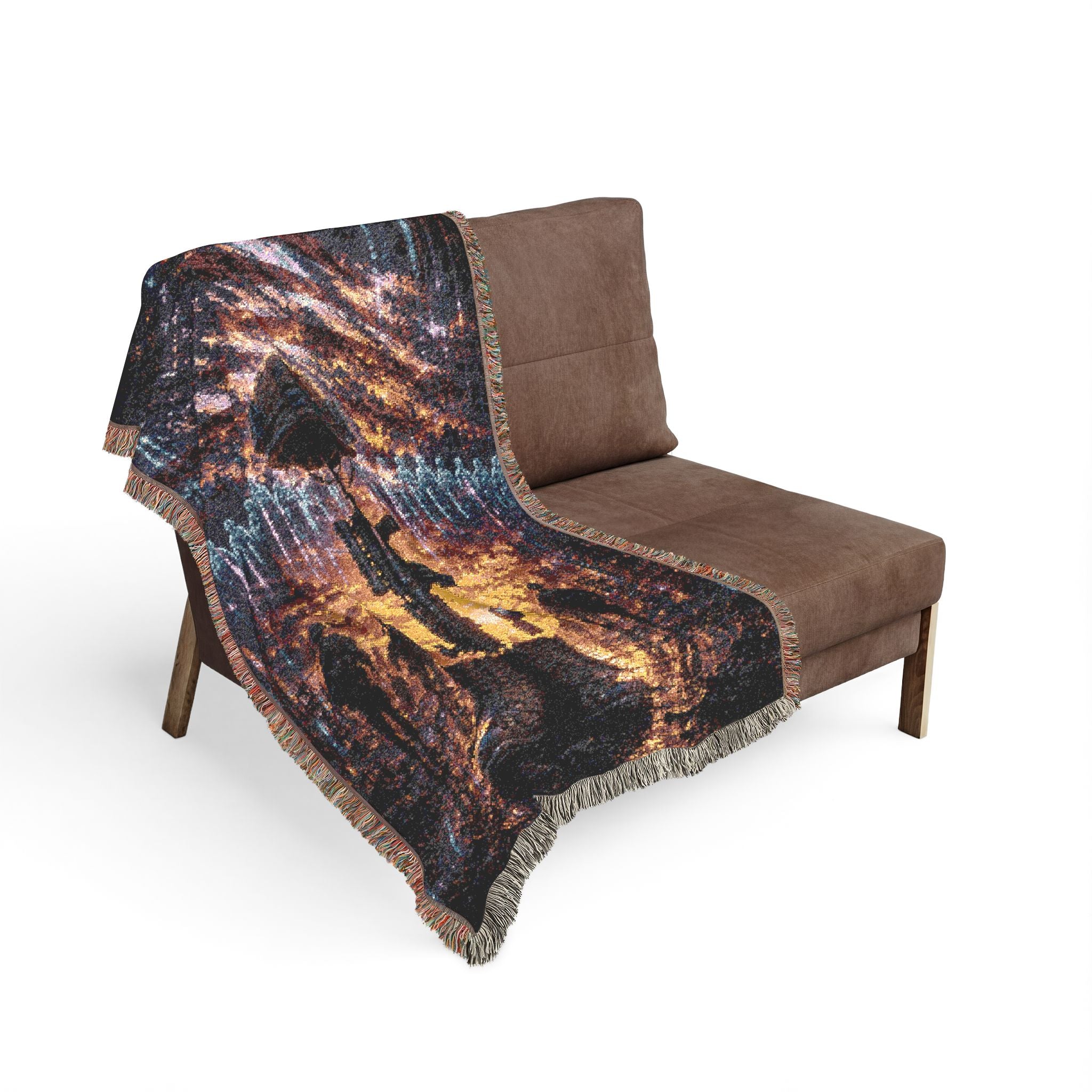 Soldier Battle Cross Woven Throw