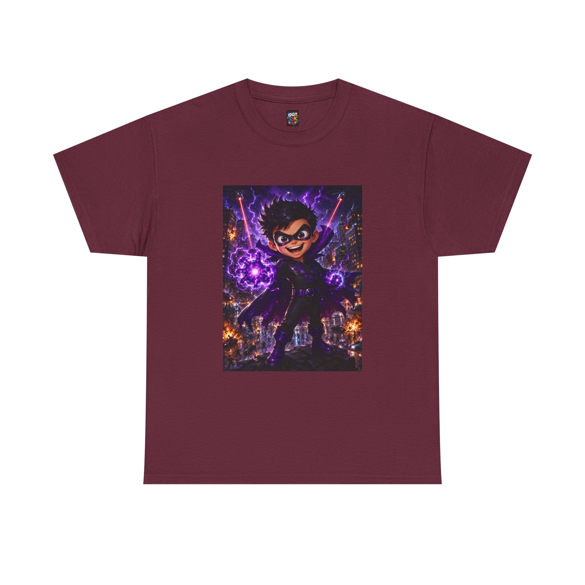 Neon Purple Superhero