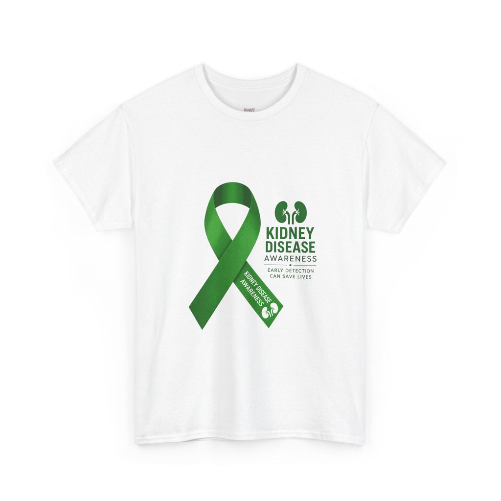 Kidney Disease Awareness Green Ribbon Unisex T-Shirt