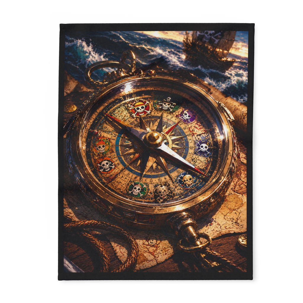 Compass Fleece Blanket