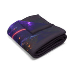 Superhero Kid Purple Energy Fleece — Cozy Fleece Blanket