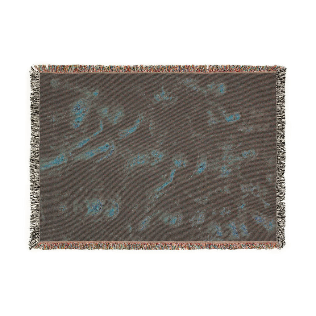 Peace Monkey Woven Throw