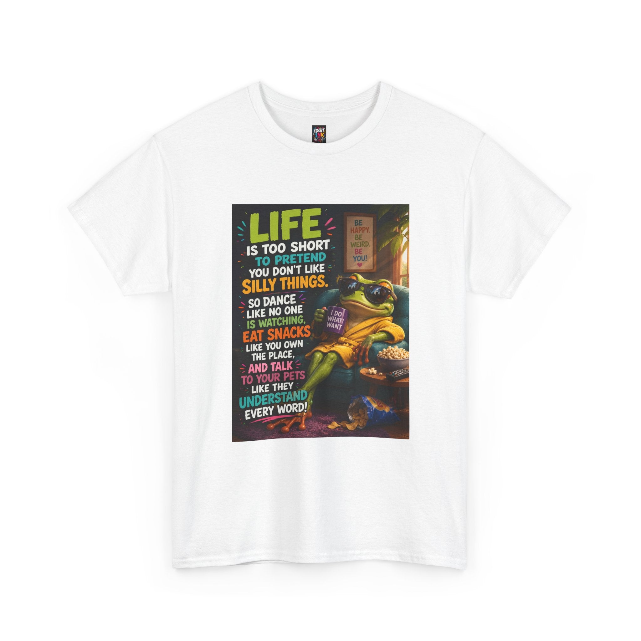 "Life Is Too Short" Motivational  Turtle
