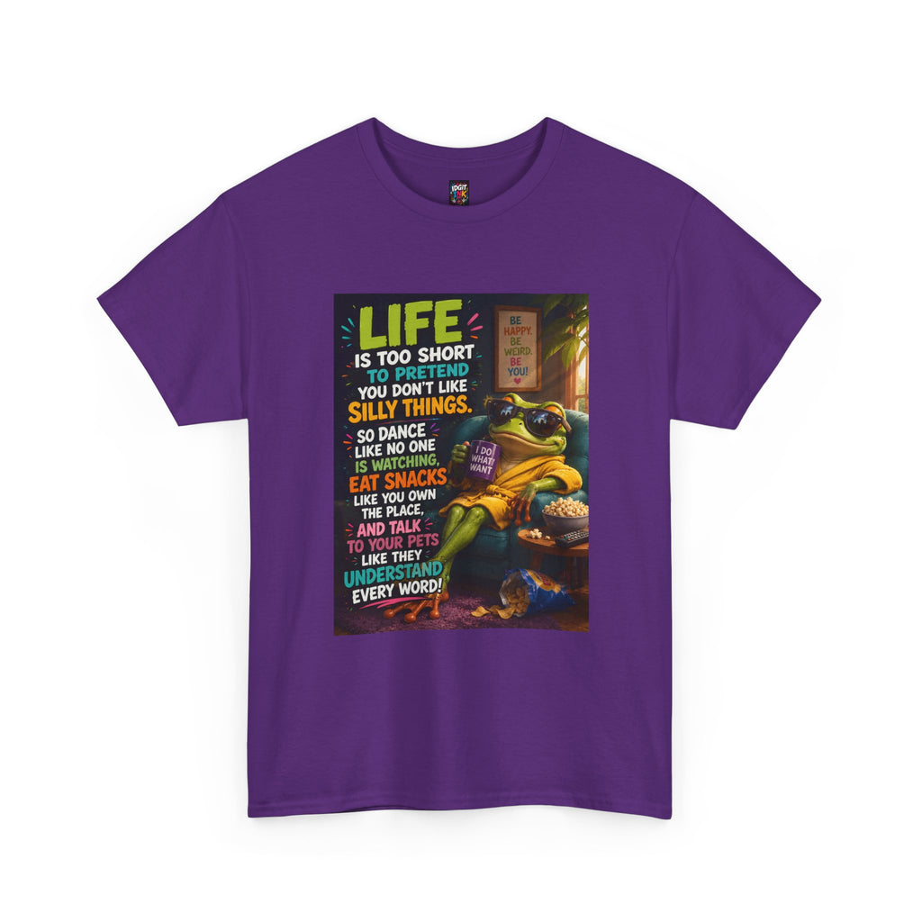 "Life Is Too Short" Motivational  Turtle