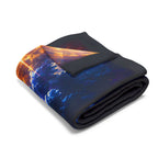Jesus Walking on Water — Cozy Fleece Blanket