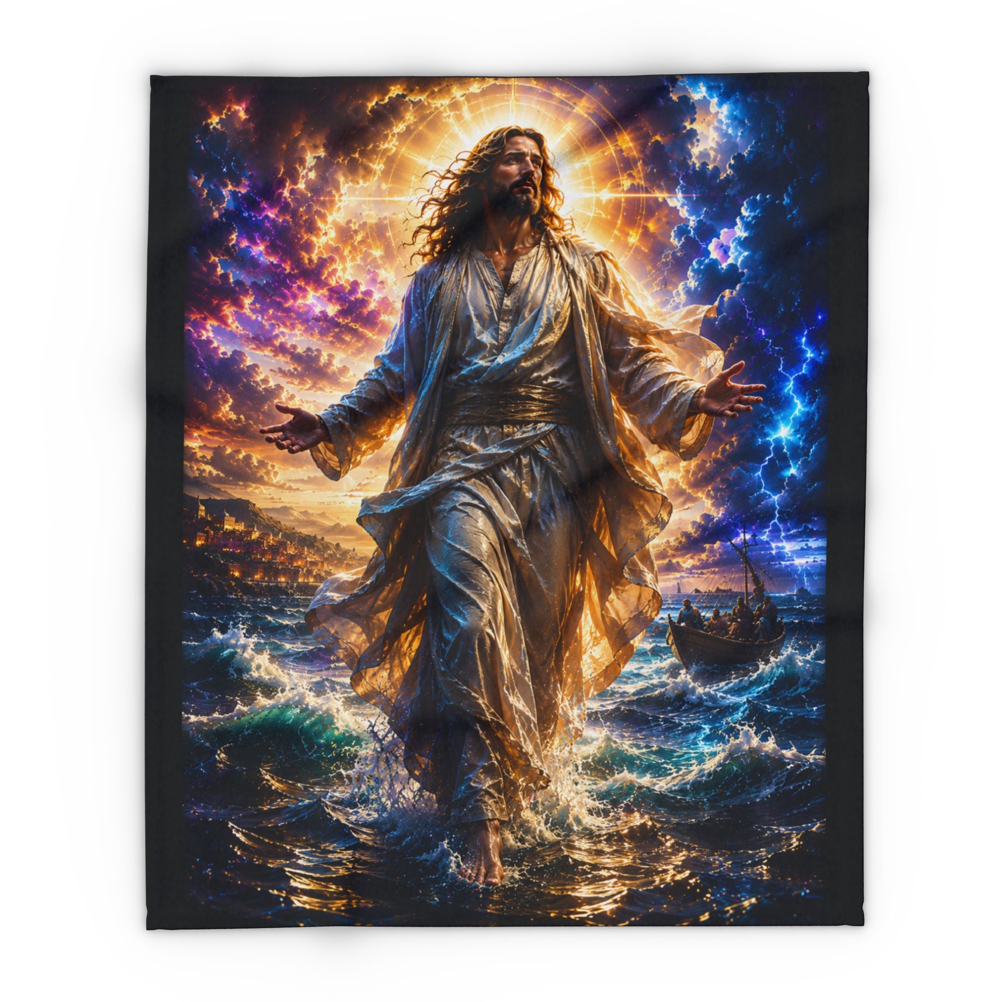 Jesus Fleece Blanket