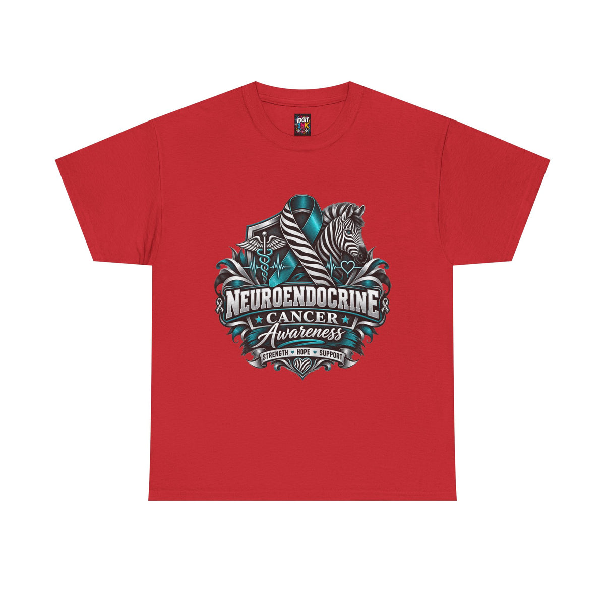 Neuroendocrine Cancer Awareness  Teal Ribbon Support Tee