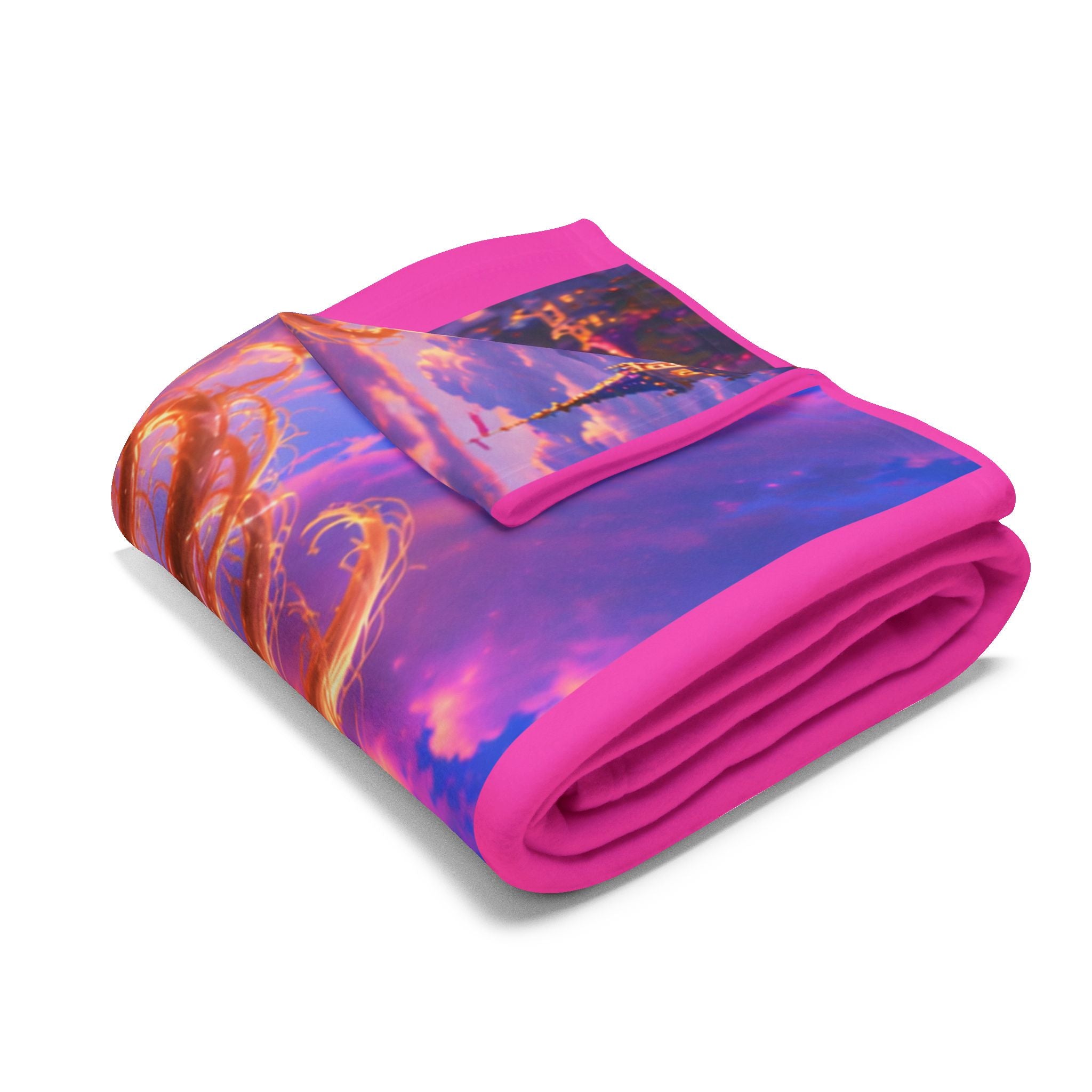 Princess Superhero Fleece Blanket