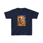 Kids Beach Sunset — Unisex Graphic T-Shirt