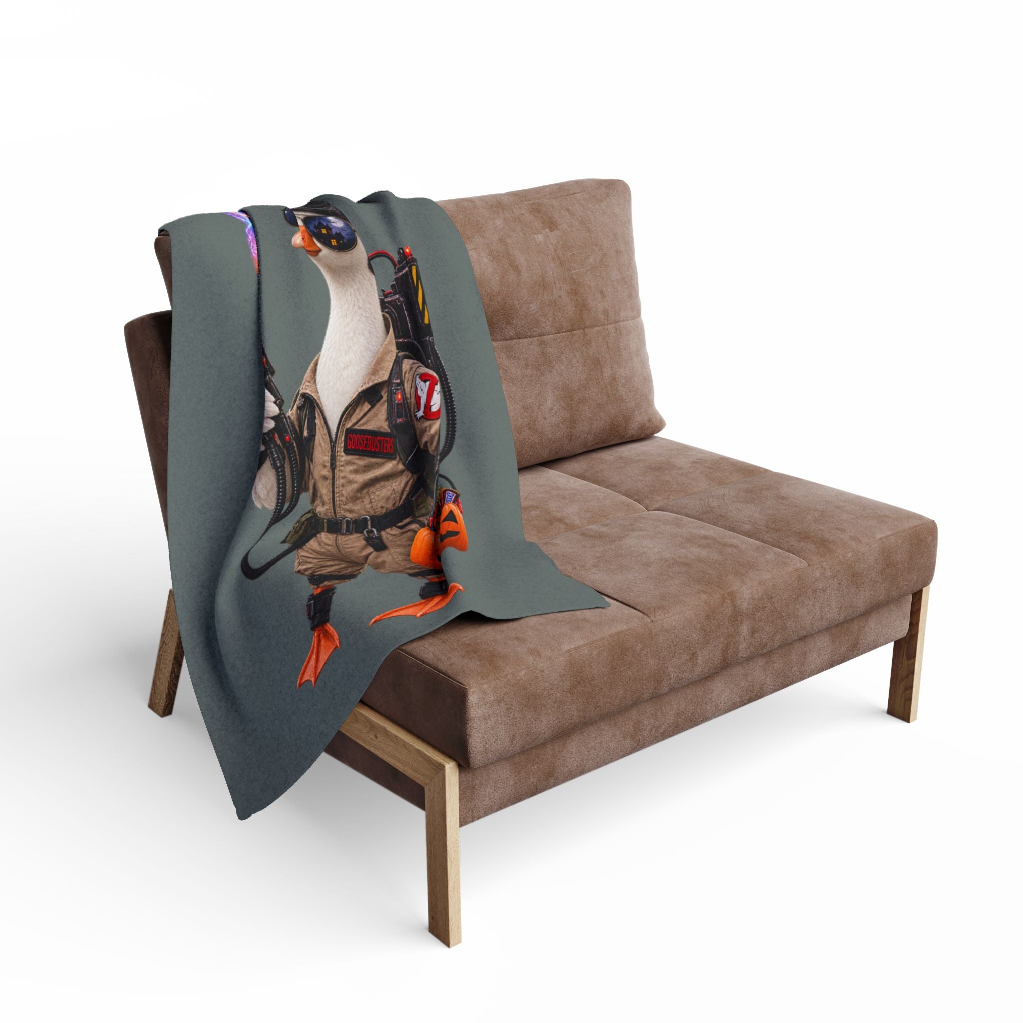 Ghostbuster Goose Fleece Blanket