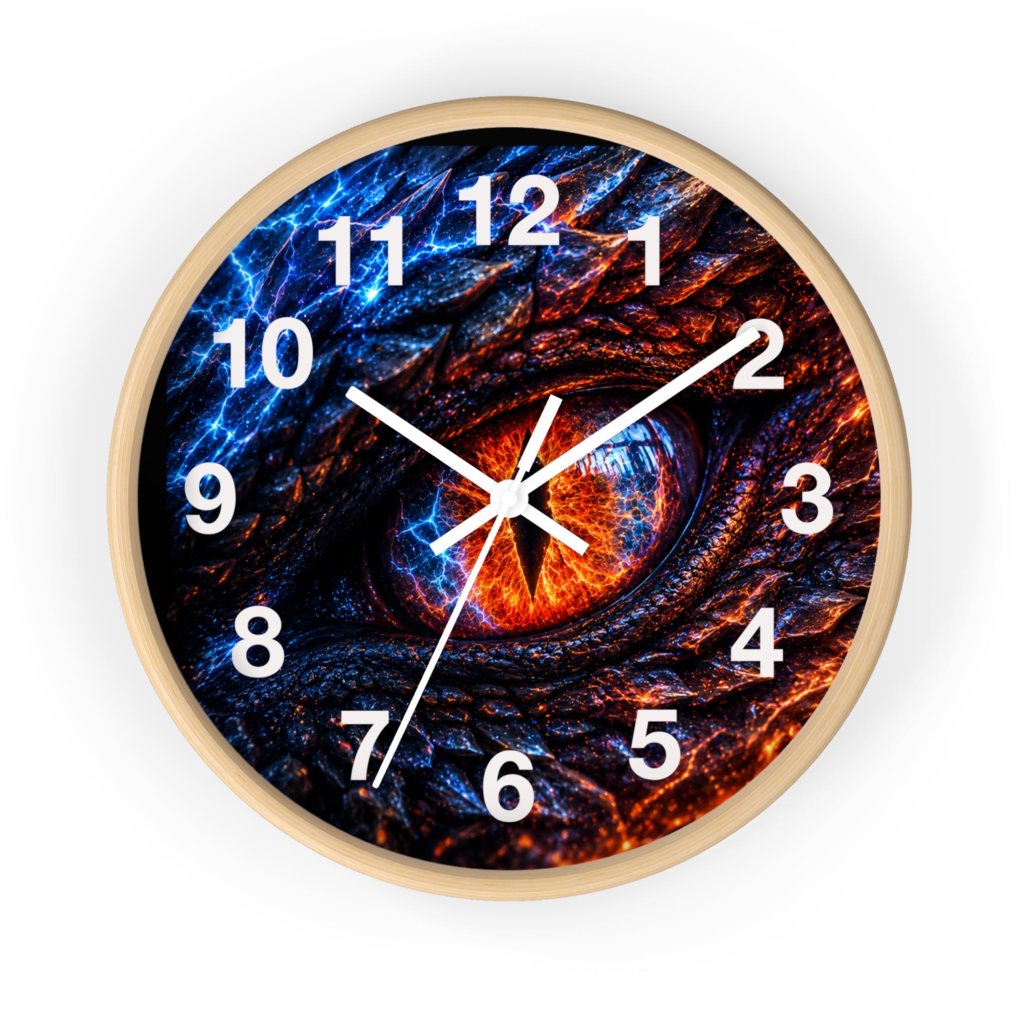 Dragon Eye Wall Clock — Fiery Fantasy  Clock