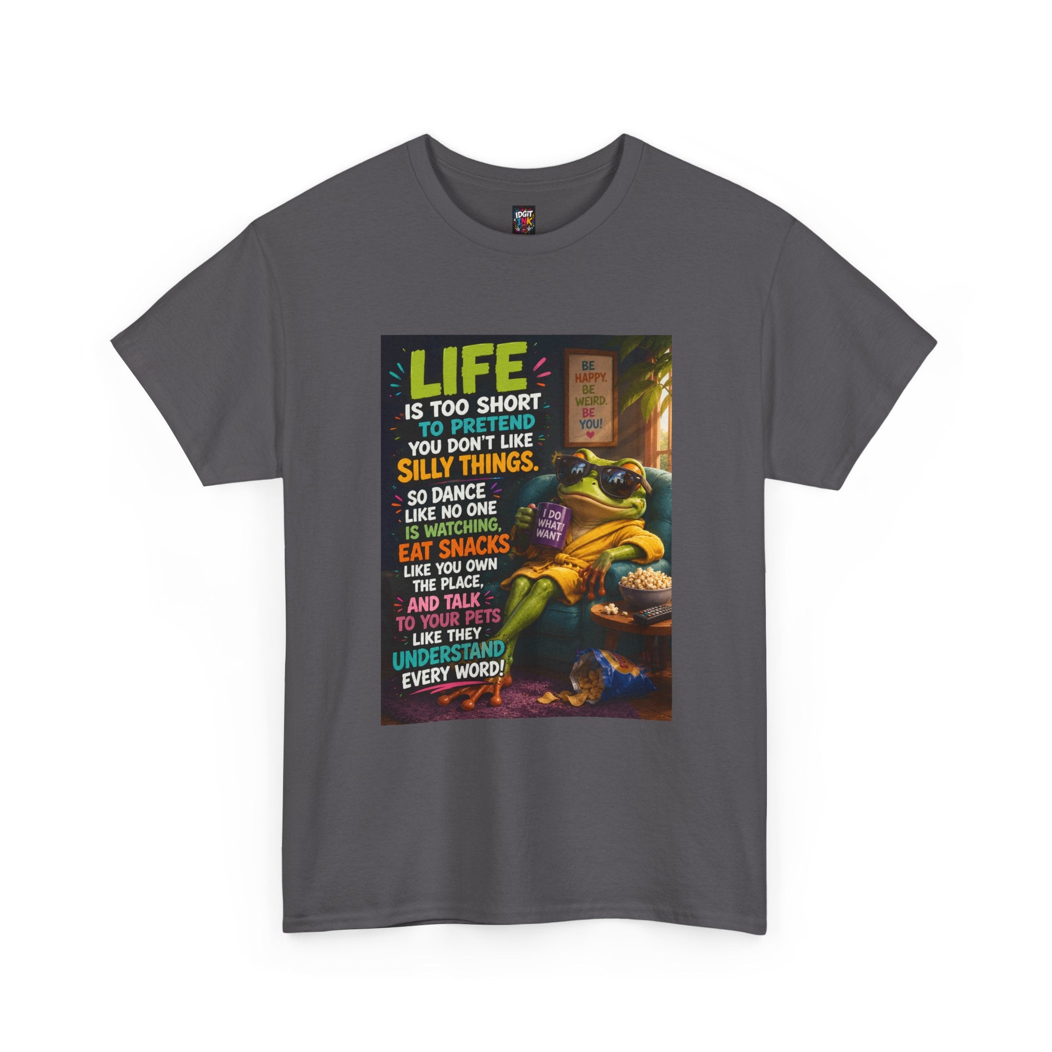 "Life Is Too Short" Motivational  Turtle
