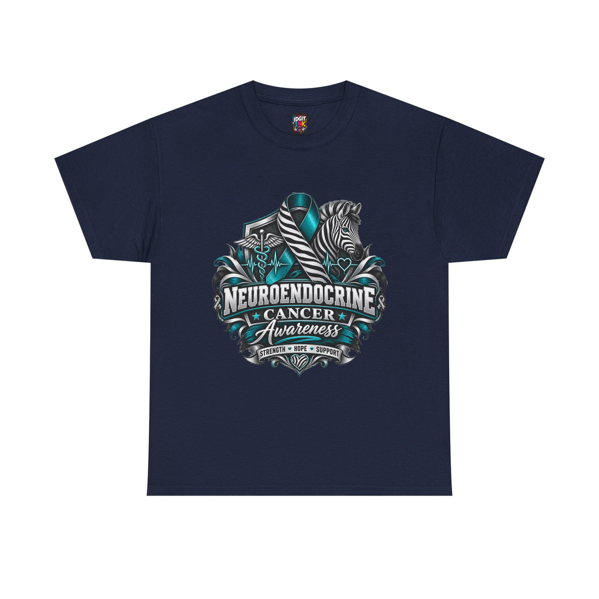 Neuroendocrine Cancer Awareness  Teal Ribbon Support Tee