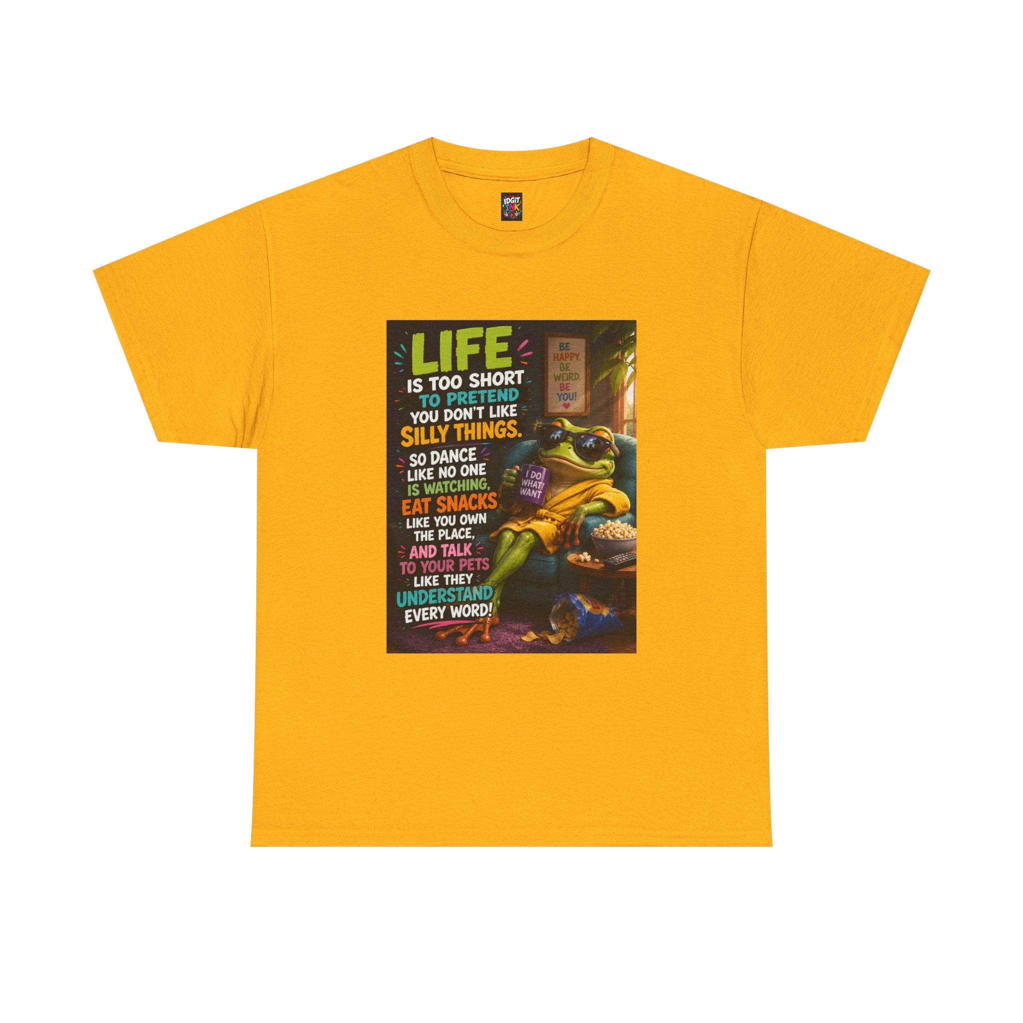 "Life Is Too Short" Motivational  Turtle