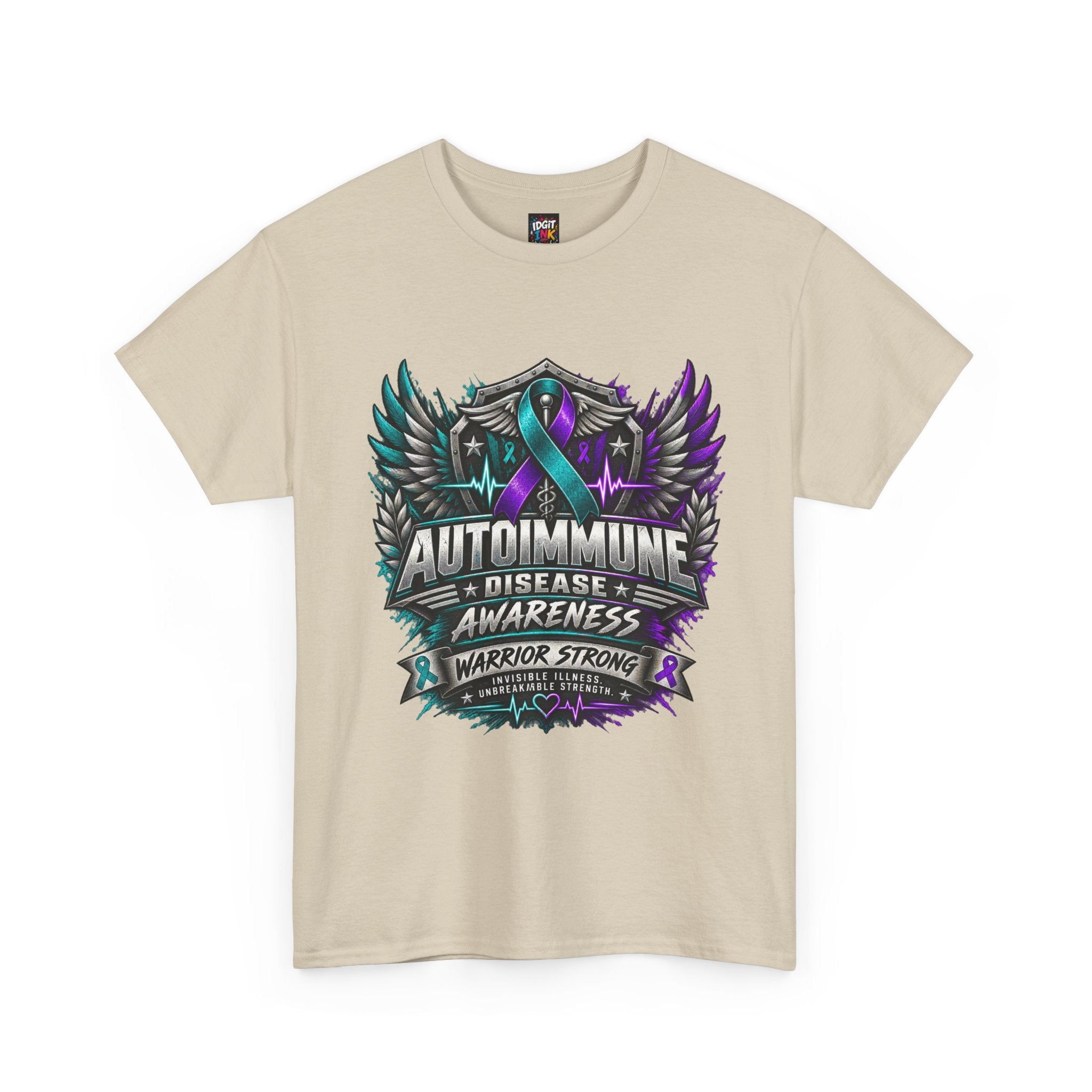 Autoimmune Disease Warrior Strong Ribbon Tee