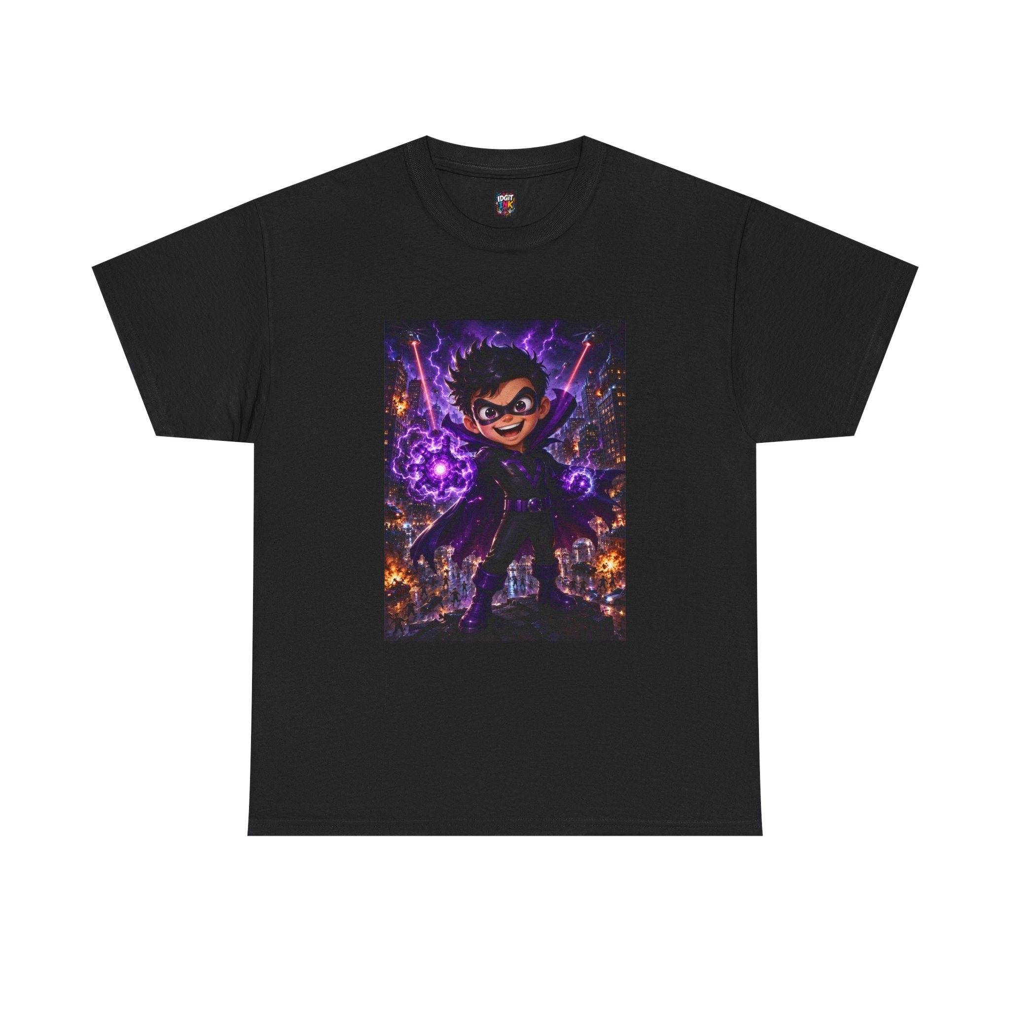 Neon Purple Superhero