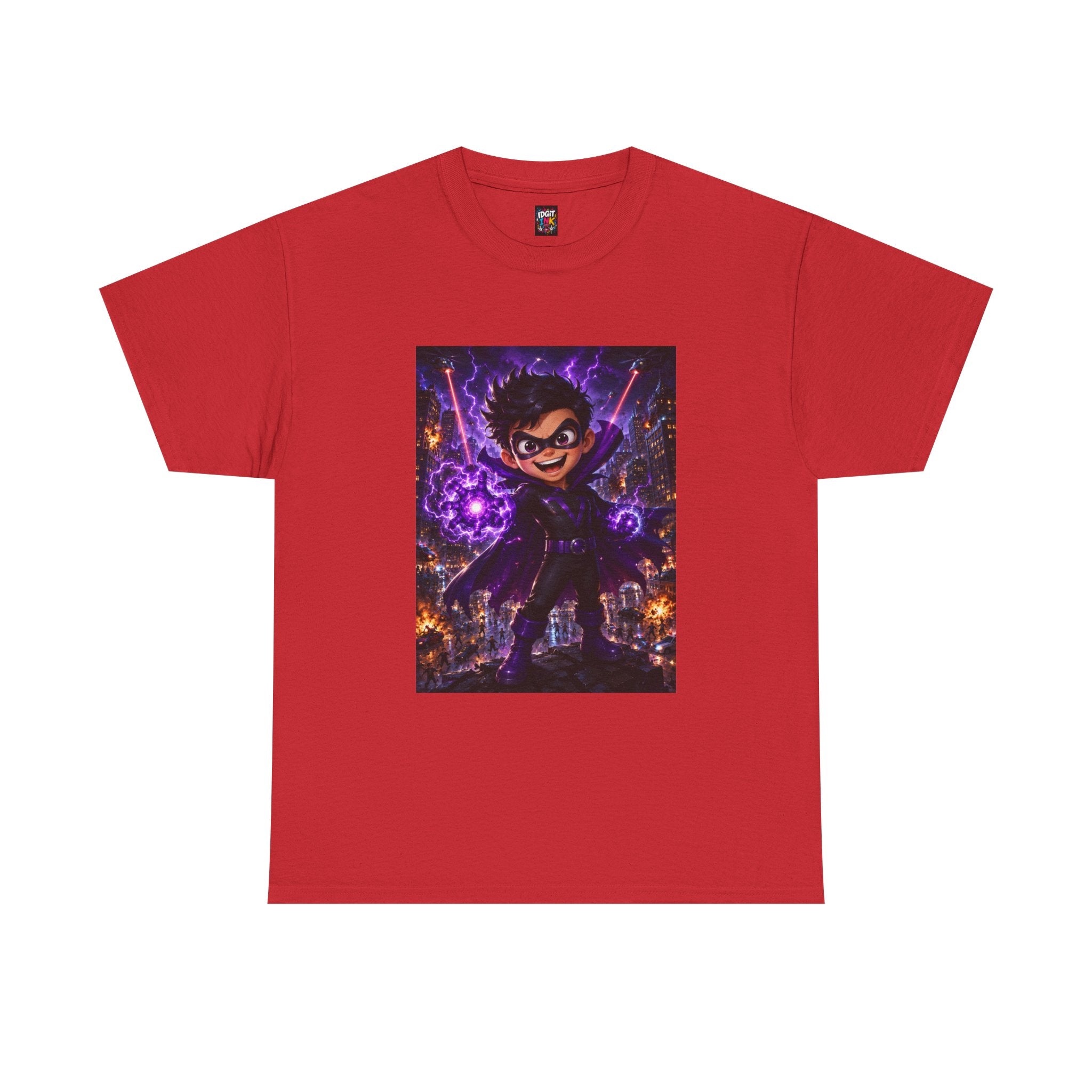 Neon Purple Superhero