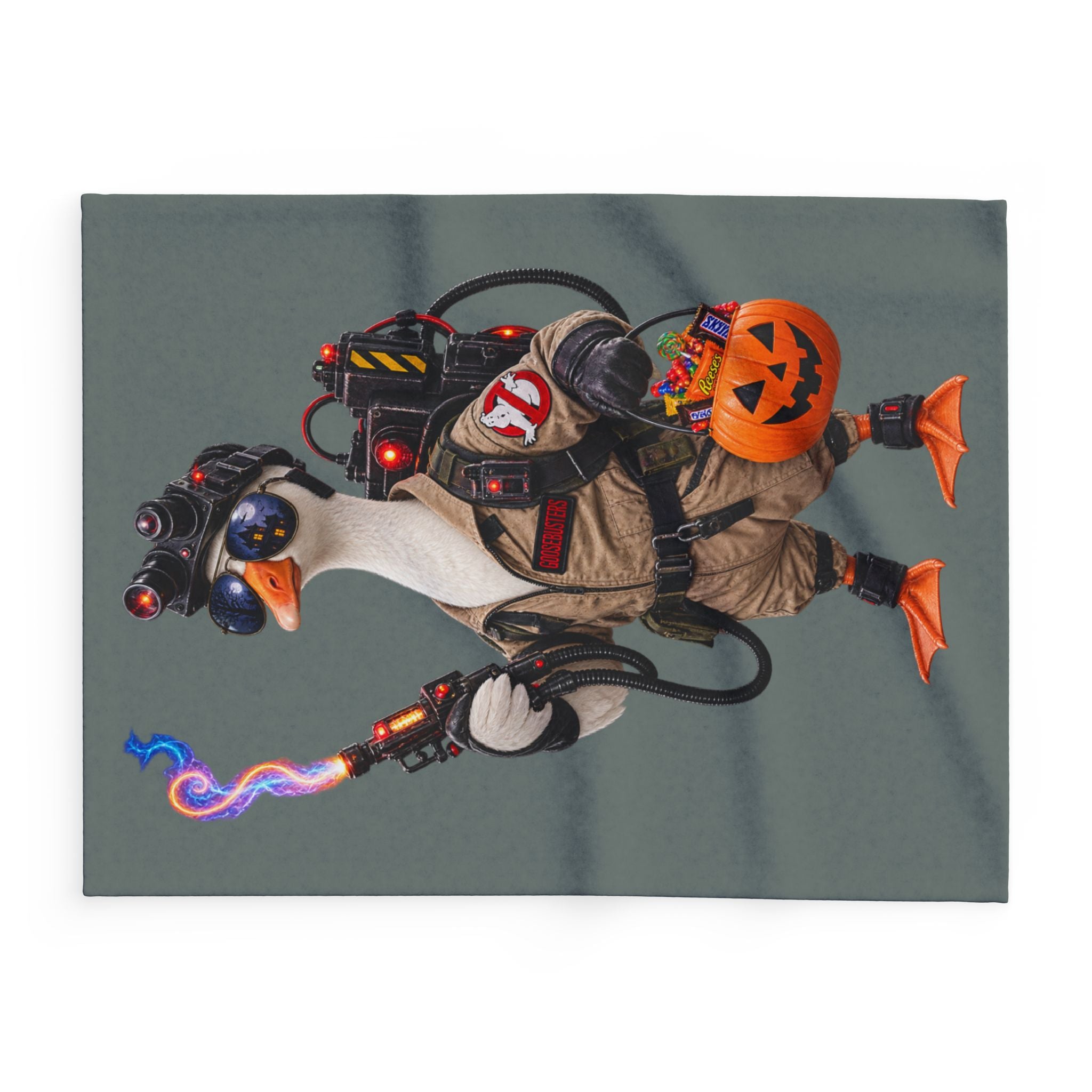 Ghostbuster Goose Fleece Blanket