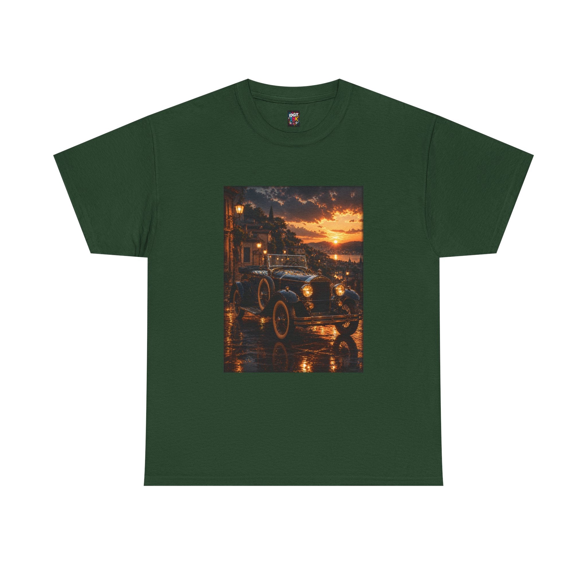 Vintage Car Sunset Tee