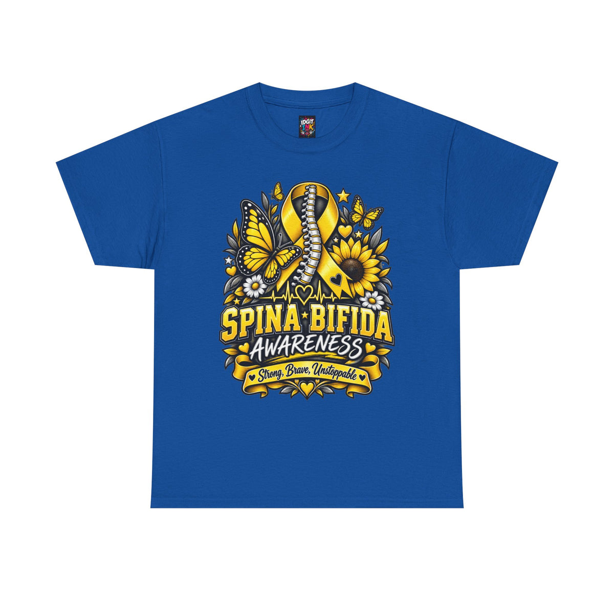 Spina Bifida Awareness Yellow Ribbon, Sunflower