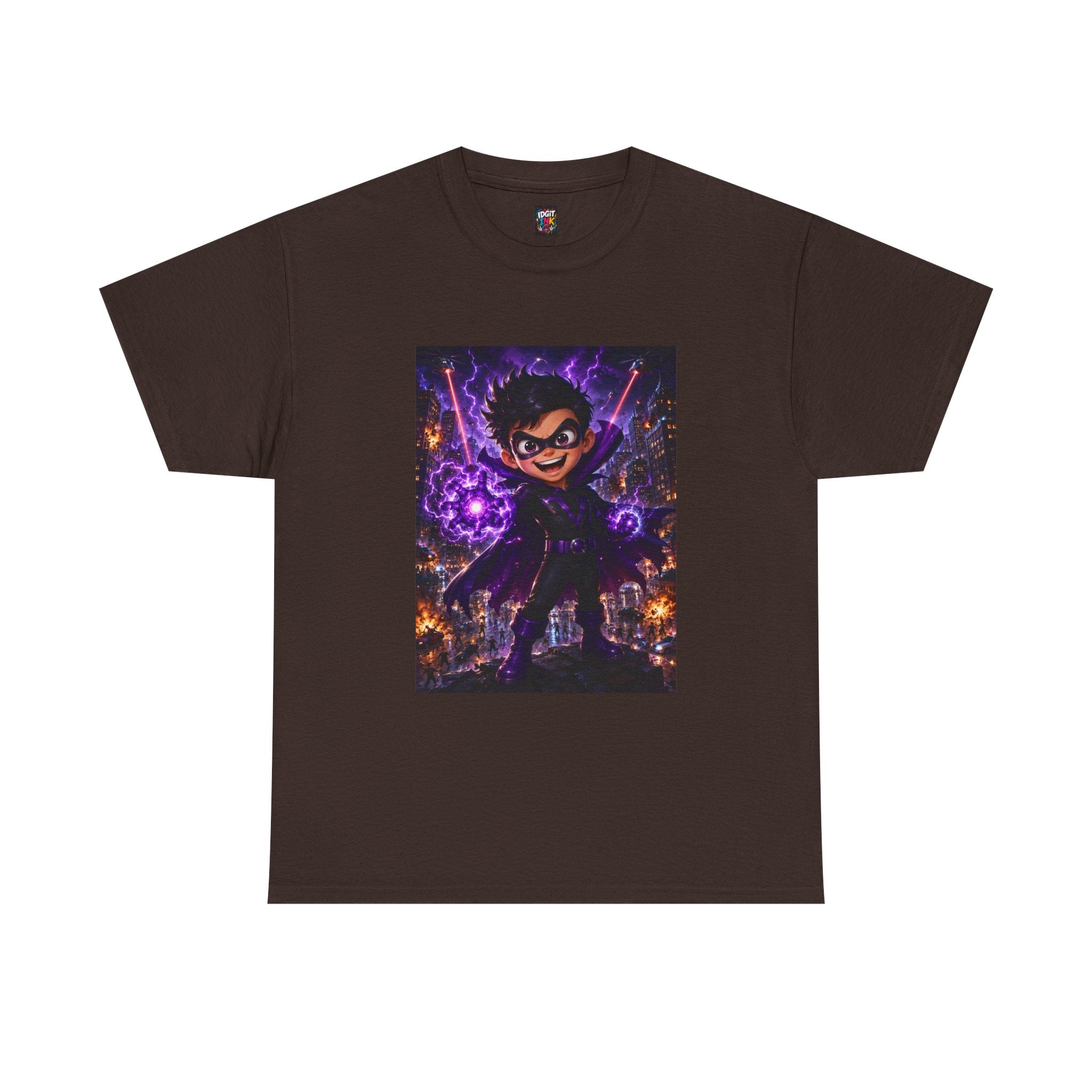 Neon Purple Superhero