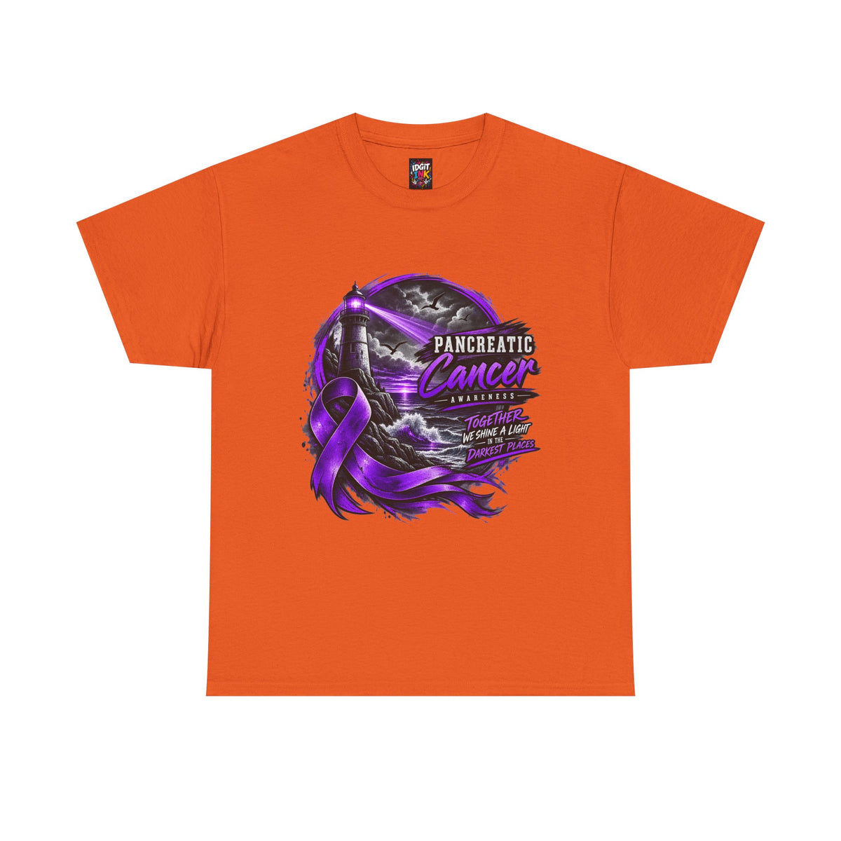 Pancreatic Cancer Awareness Purple Ribbon Support Tee