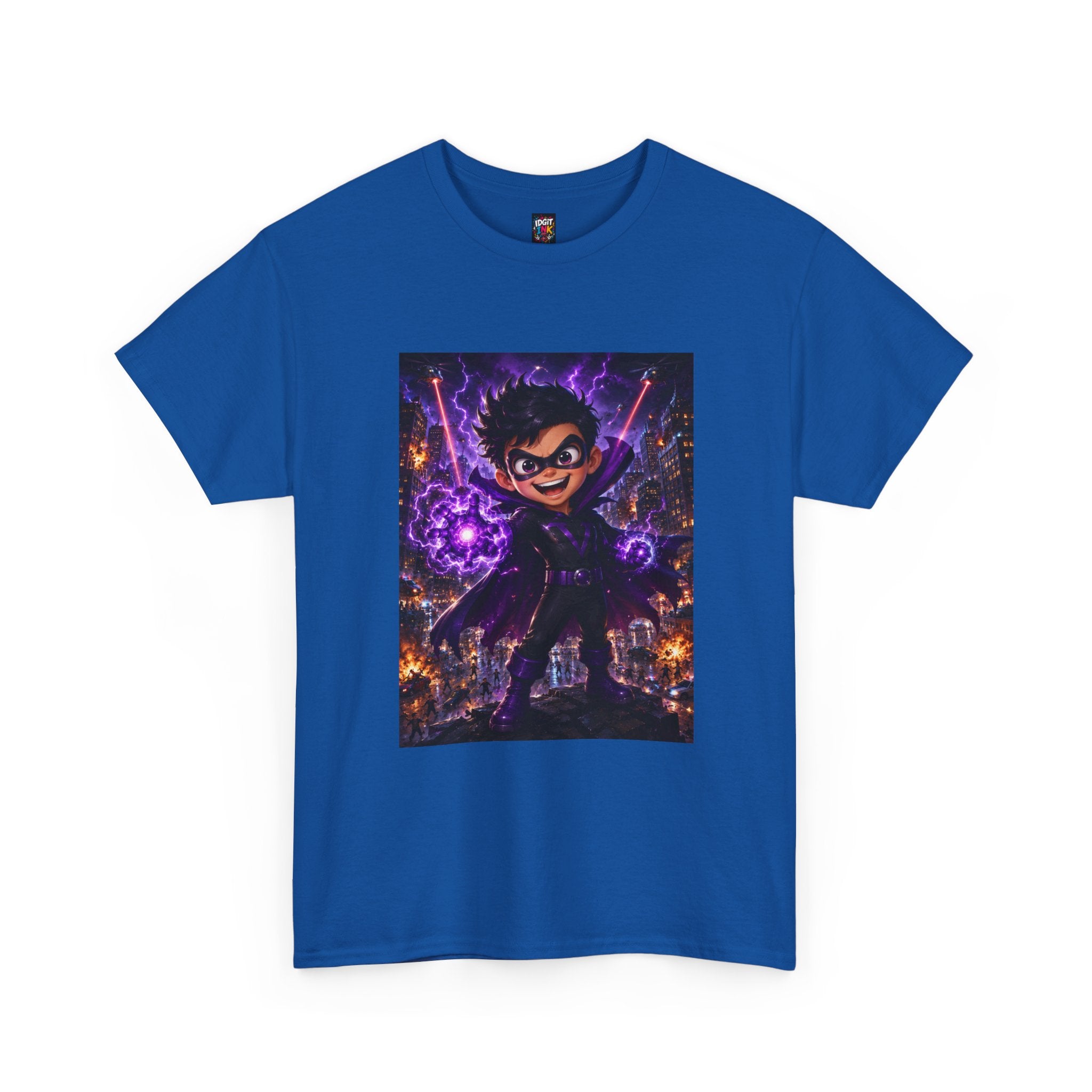 Neon Purple Superhero