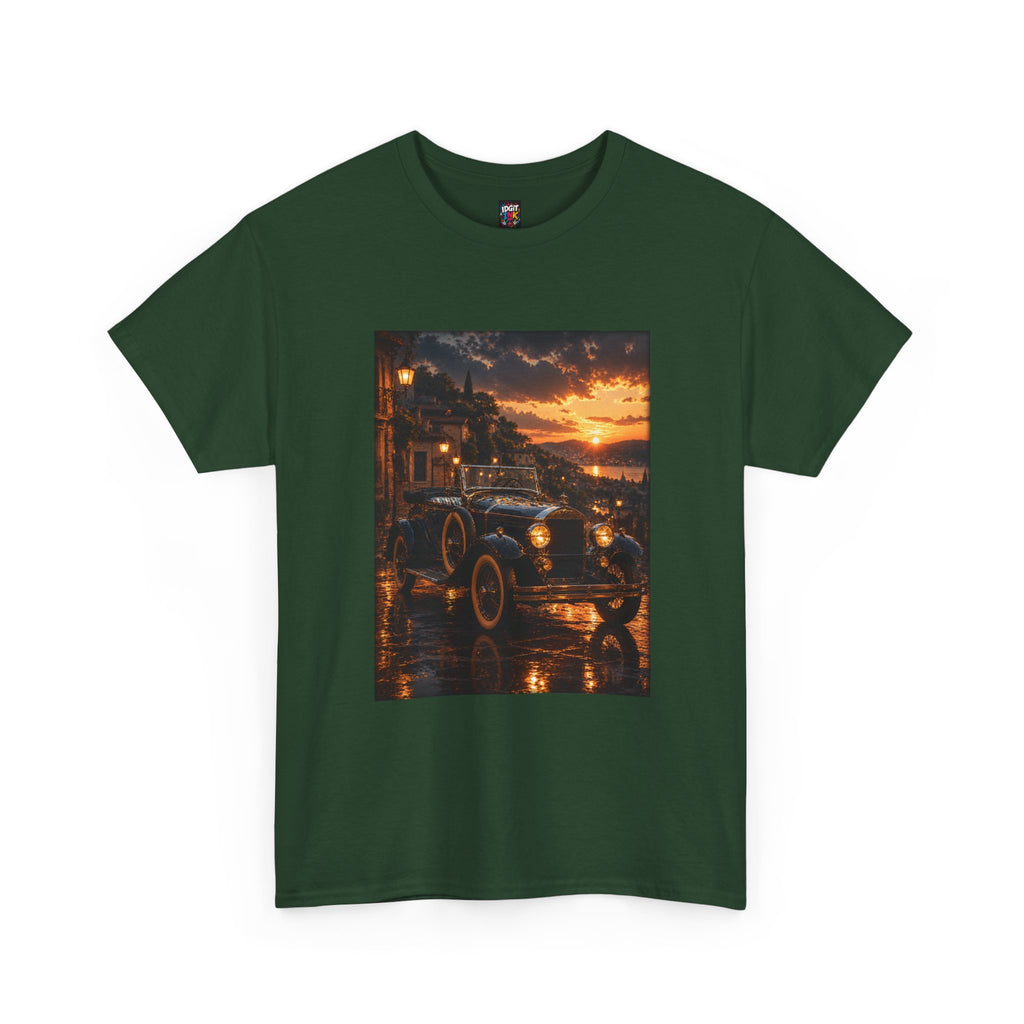 Vintage Car Sunset Tee