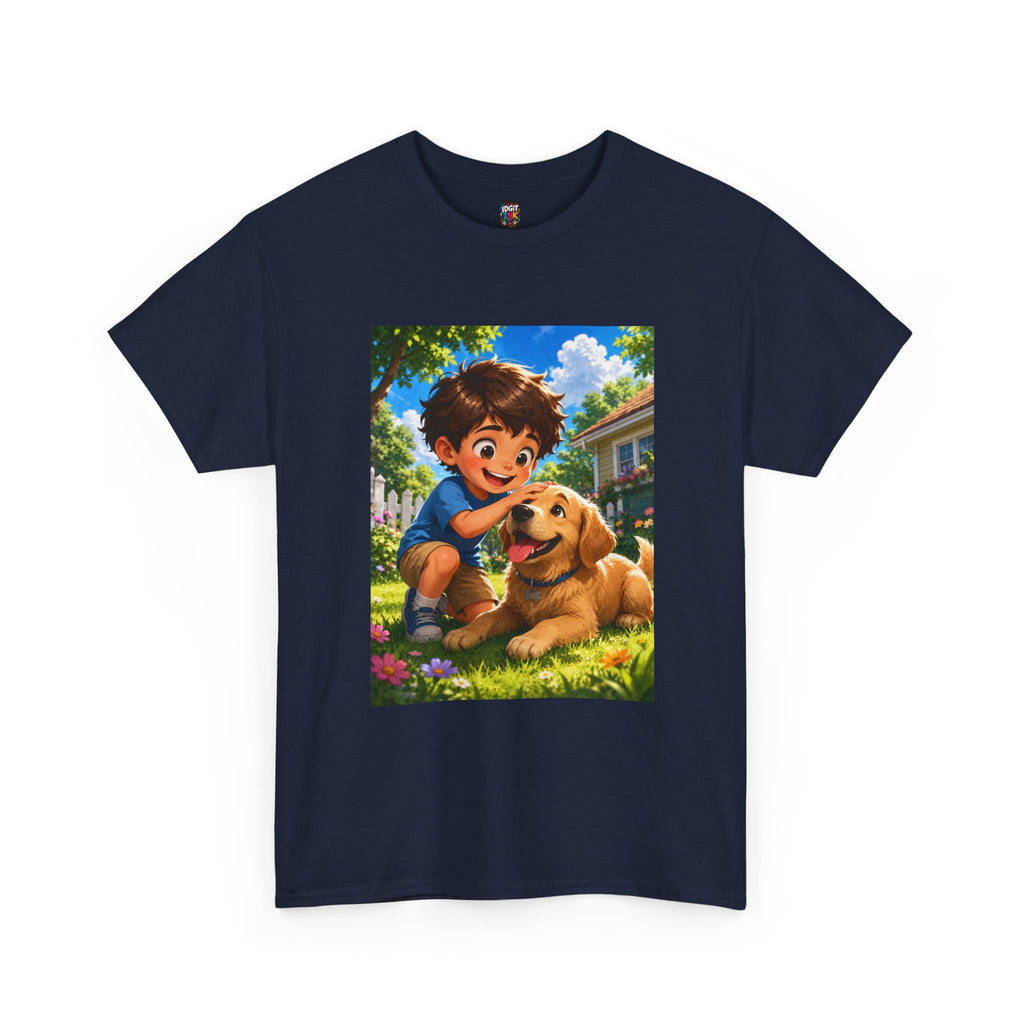 Boy and Puppy