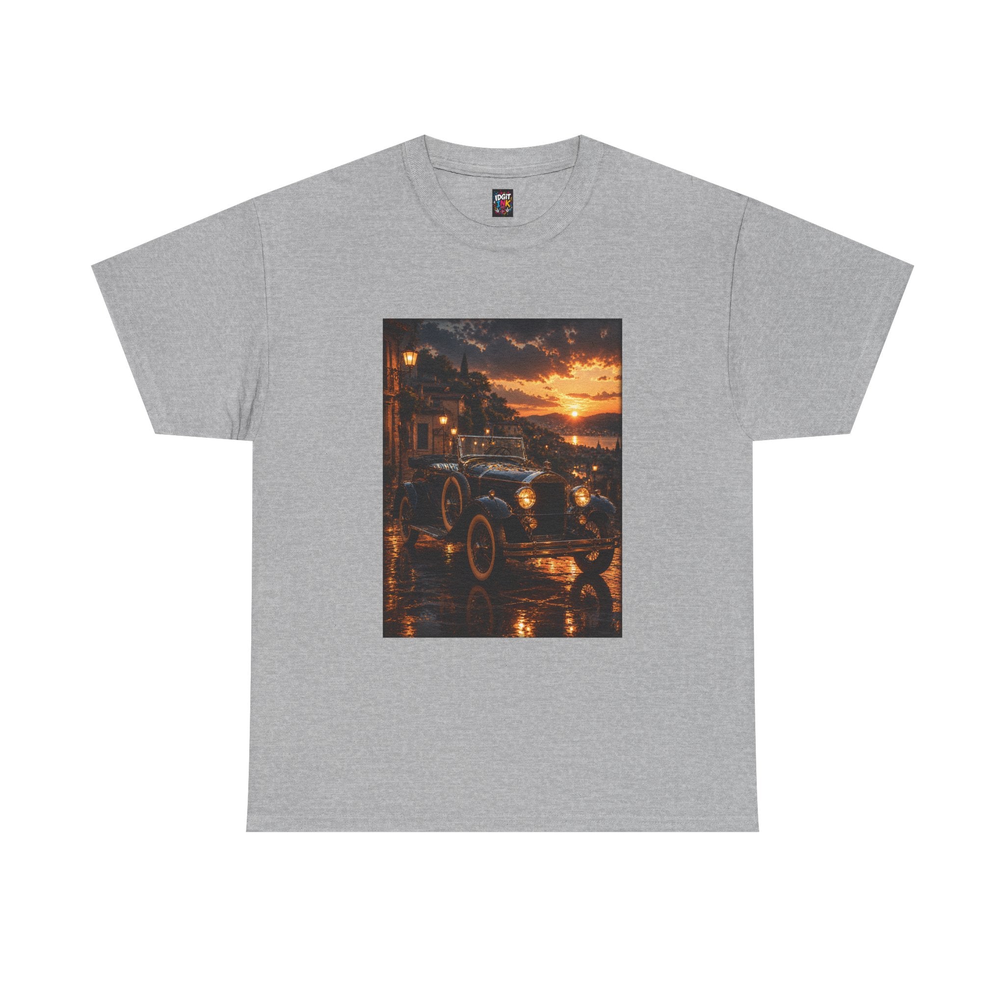 Vintage Car Sunset Tee