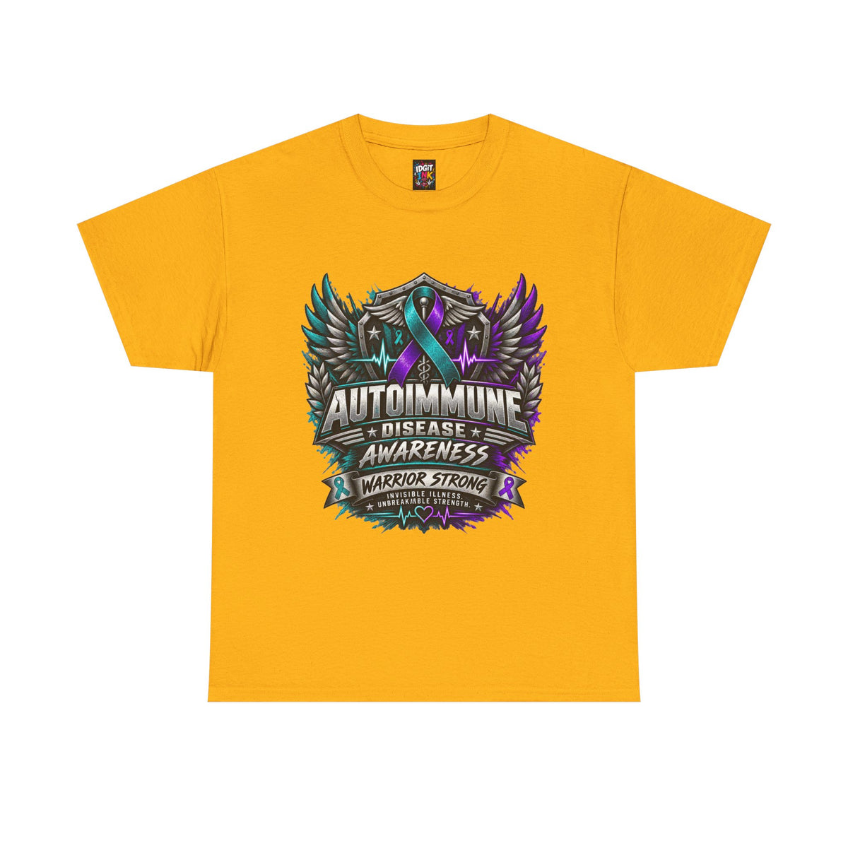 Autoimmune Disease Warrior Strong Ribbon Tee