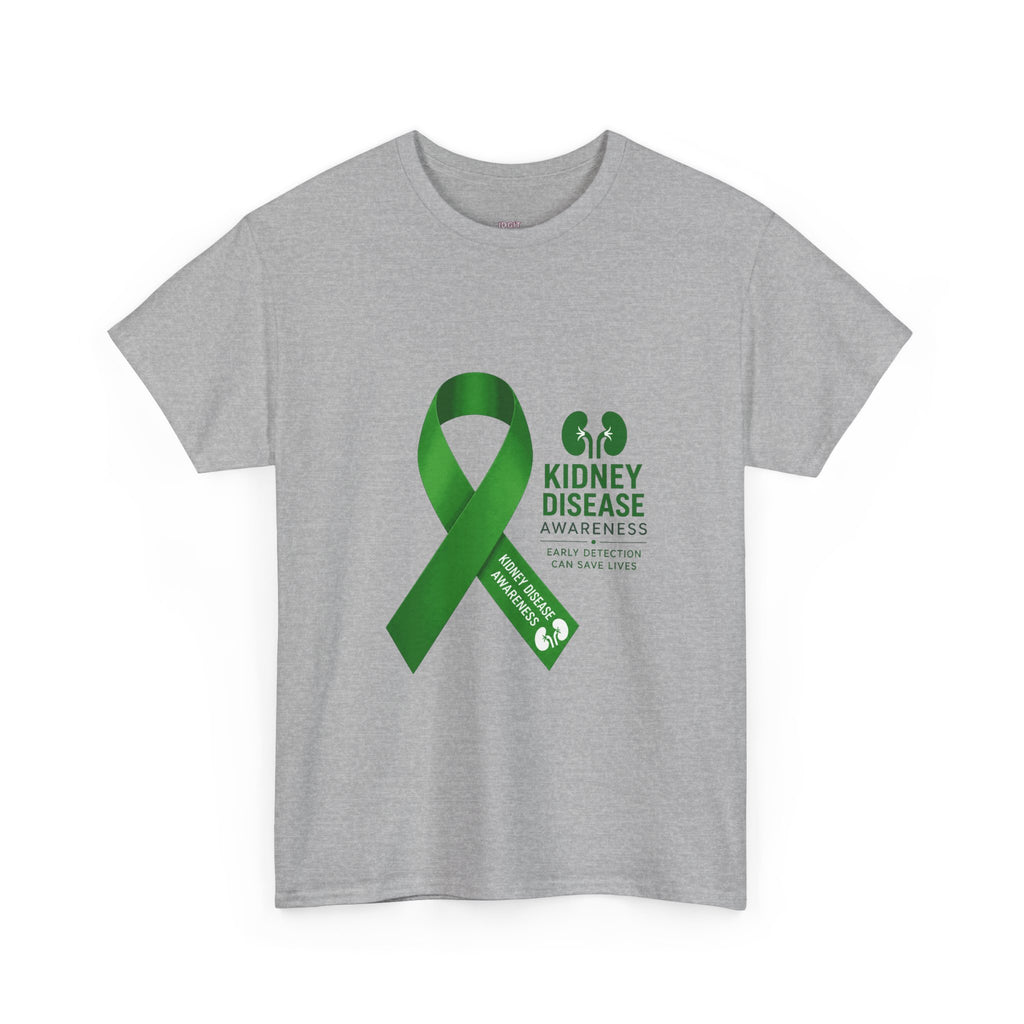 Kidney Disease Awareness Green Ribbon Unisex T-Shirt
