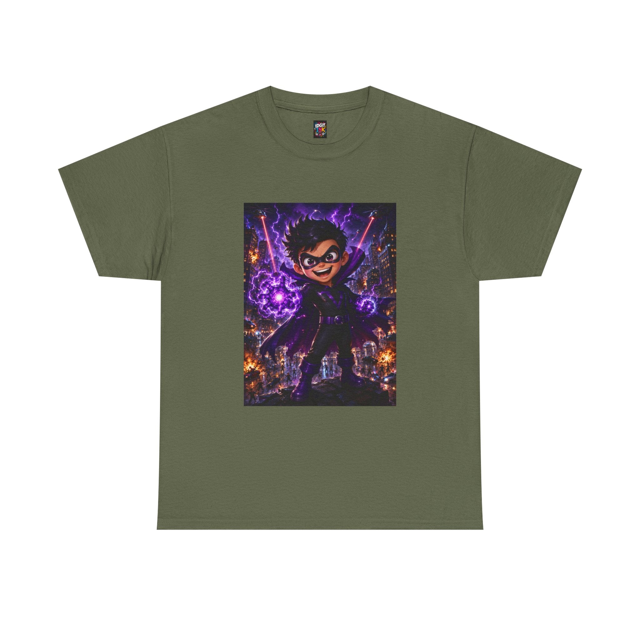Neon Purple Superhero