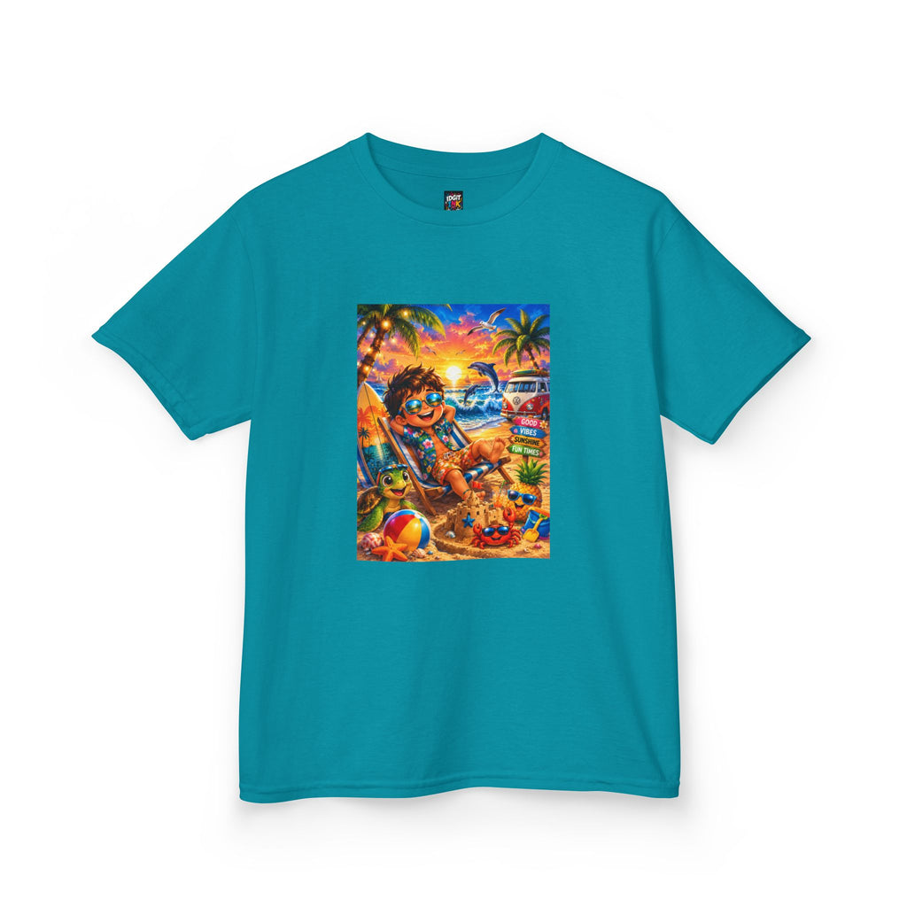 Kids Beach Sunset T-Shirt