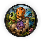 Cute Baby Dinosaurs — Decorative Wall Clock product image 1 | Idgit Ink