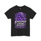 Epilepsy & Seizure Awareness  Purple Ribbon Support Tee