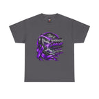 Pancreatic Cancer Awareness Purple Ribbon Support Tee