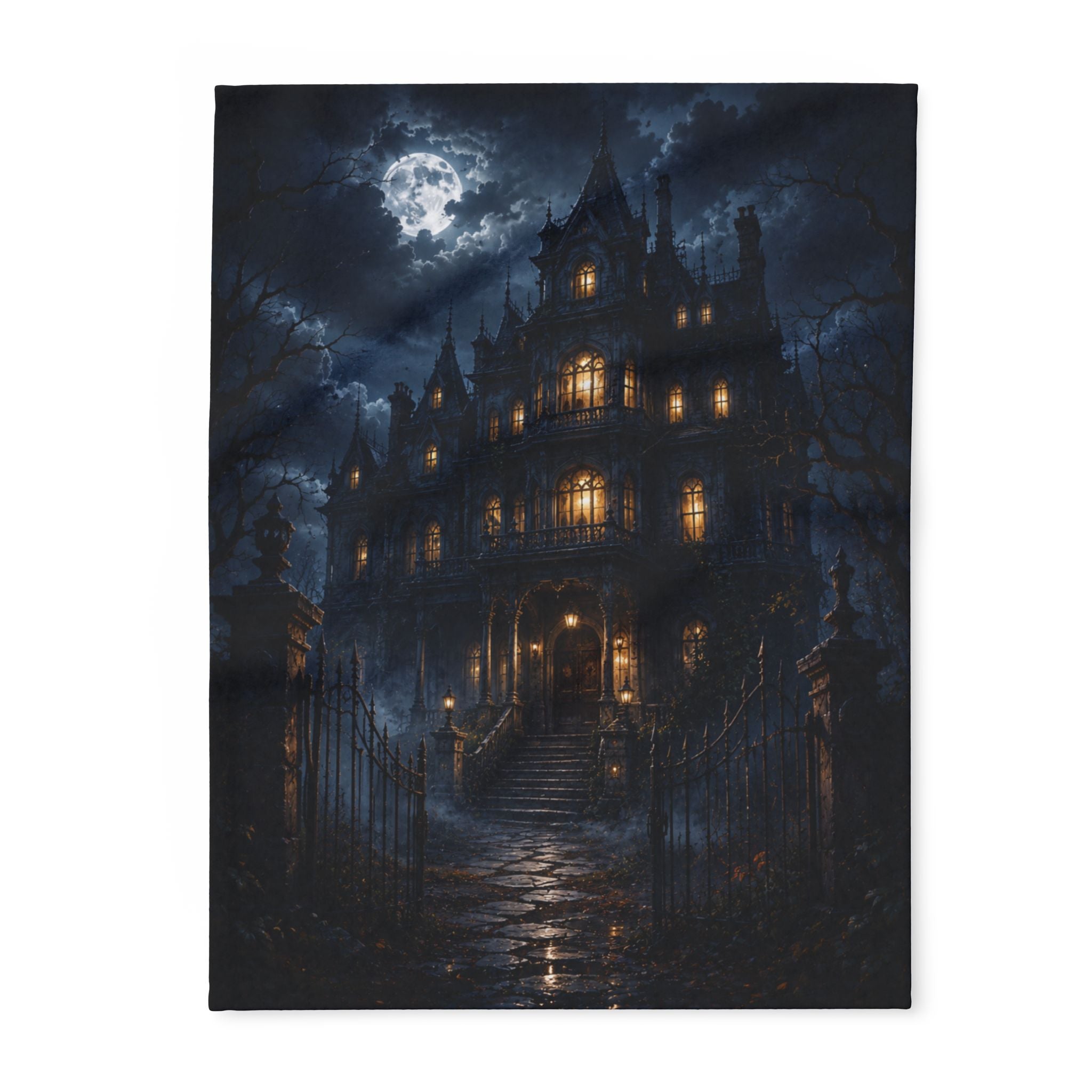 Haunted Mansion Fleece Blanket