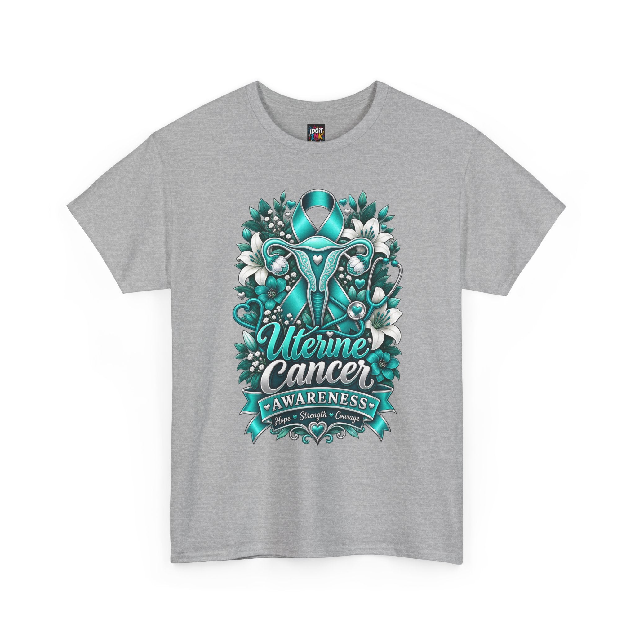 Uterine Cancer Awareness Ribbon
