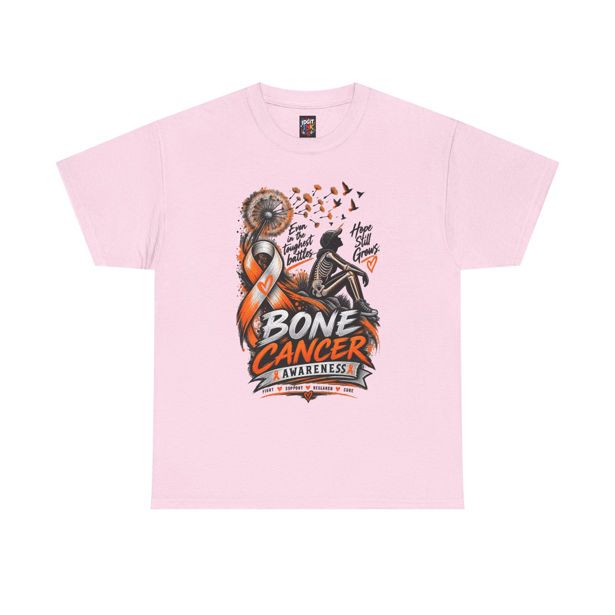 Bone Cancer Awareness Ribbon T-Shirt — Support Survivors & Hope