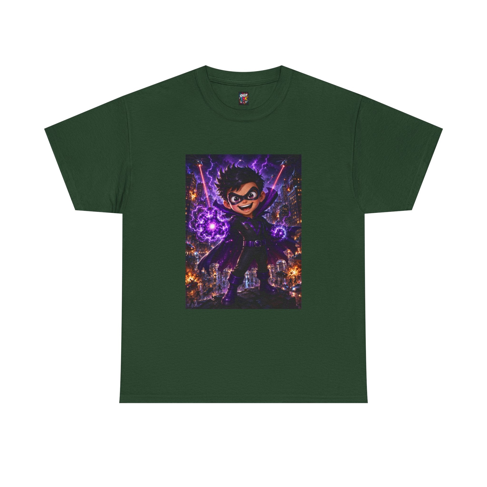 Neon Purple Superhero