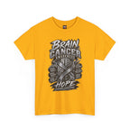 Brain Cancer Awareness T-Shirt – Hope Ribbon Graphic Tee