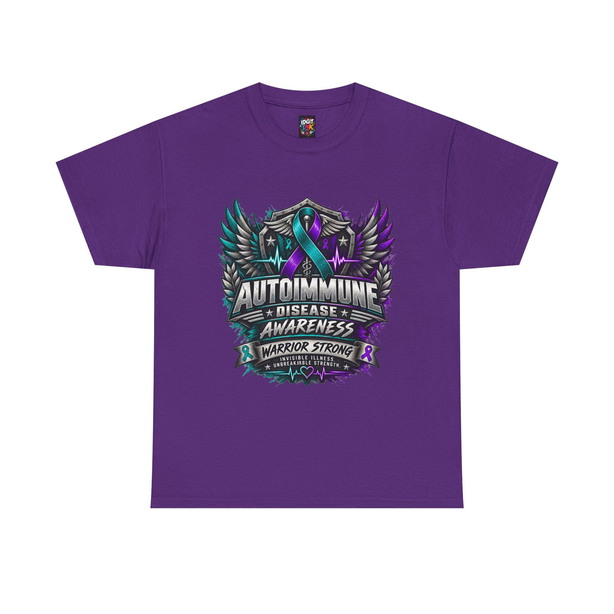 Autoimmune Disease Warrior Strong Ribbon Tee